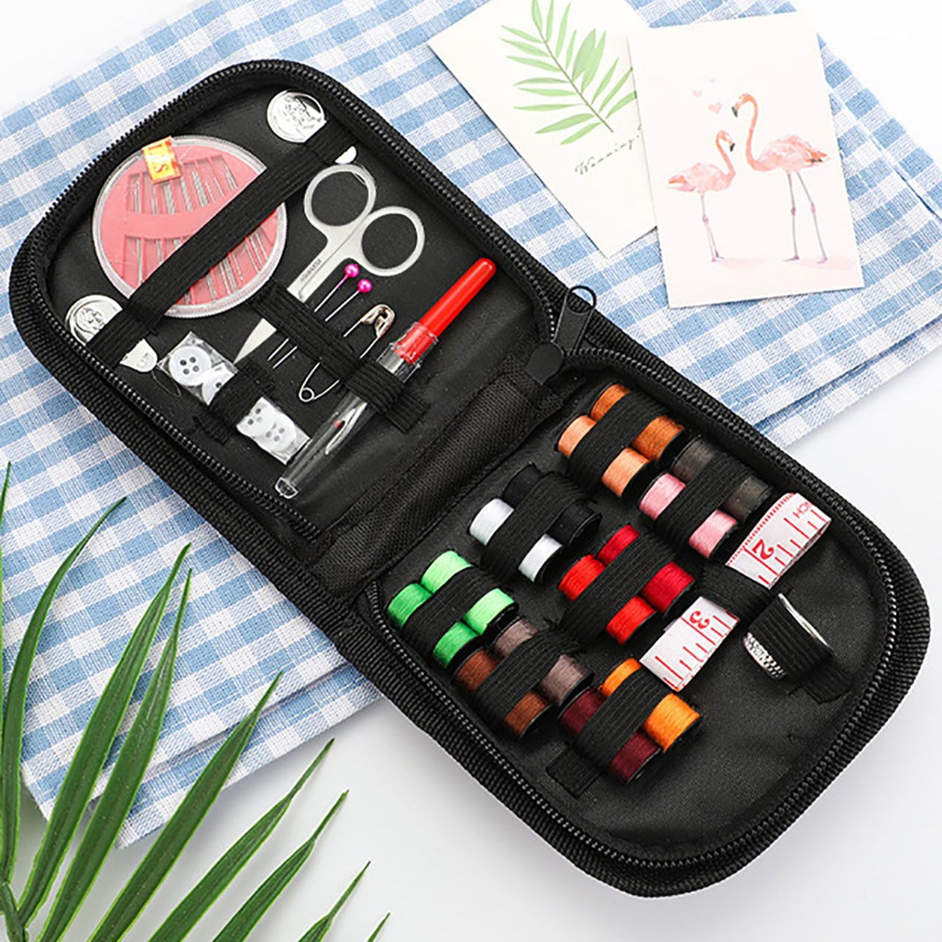 Needle Threader Tool - Conjunto de 27 kits de costura