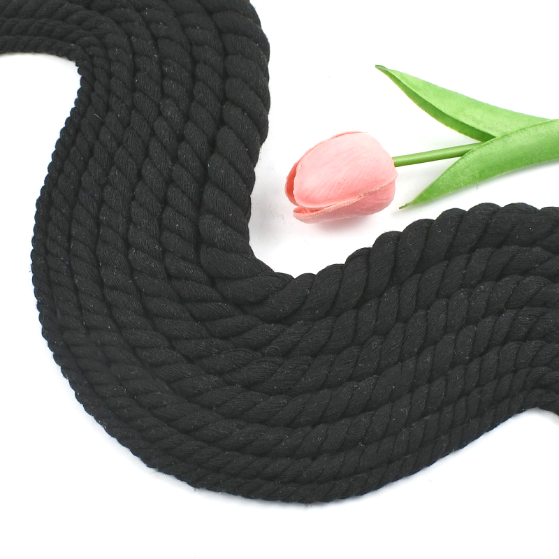Sewing Thread In Textile - 1-5m 5-20mm preto 3 ações torcido