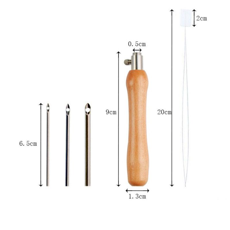 Sewing Thread In Textile - Conjunto de 5 Agulhas de Punch