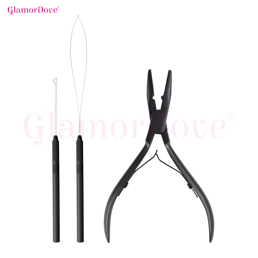 Needle Threader Tool - GlamorDove Kit de ferramentas de extensão