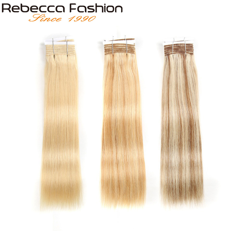 Sewing Lab - Rebecca-Straight Hair Weave Bundles, Double Drawn,
