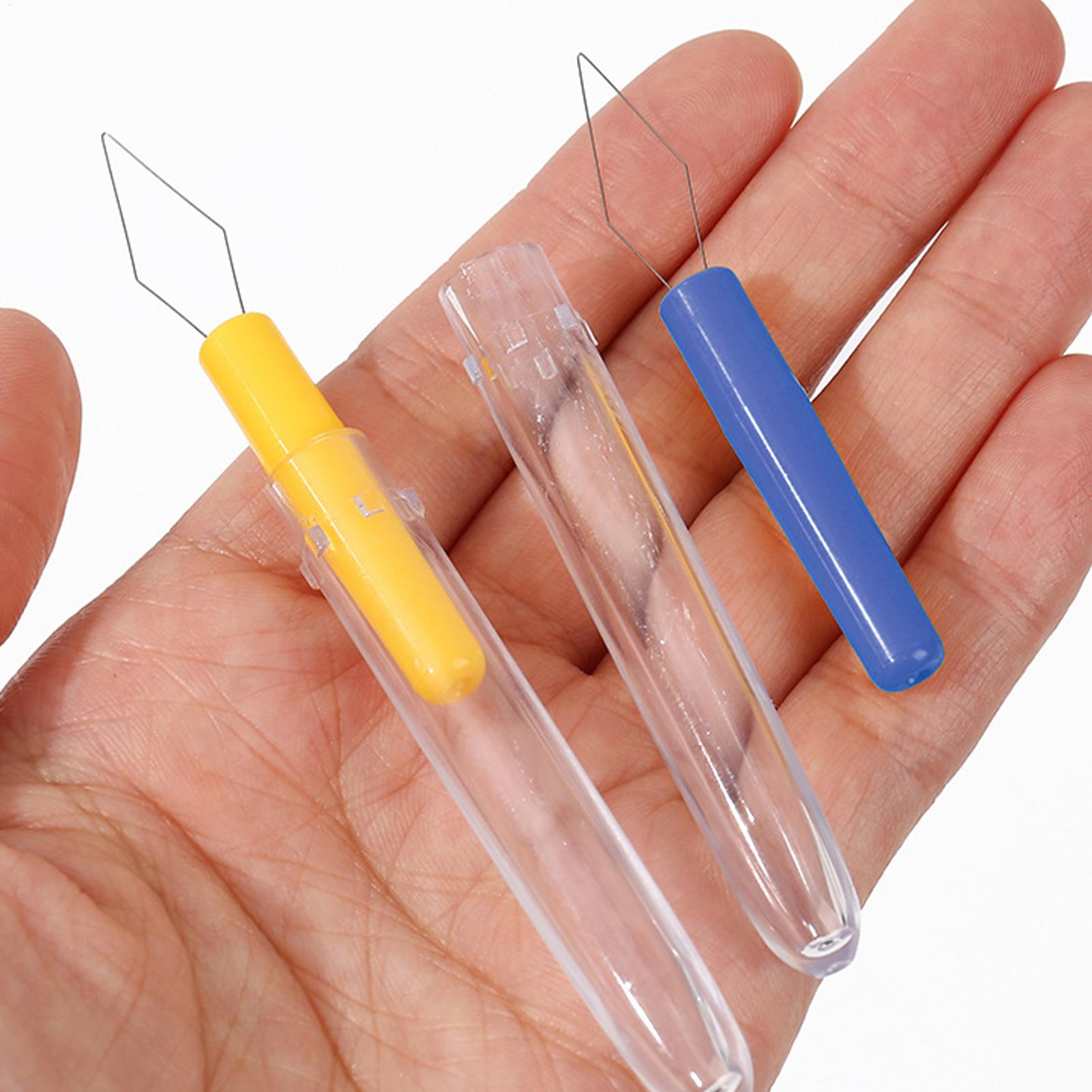 Needle Threader Tool - 3 peças de enfiador de agulhas