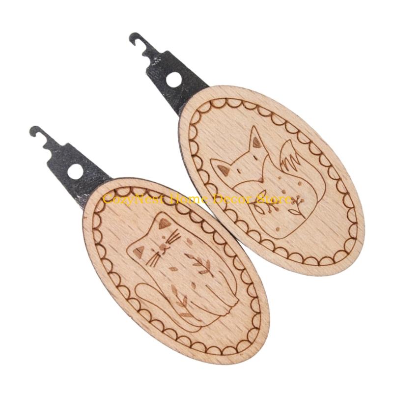 Needle Threader Tool - 92MF 2 Pcs Agulha Threader Ferramenta