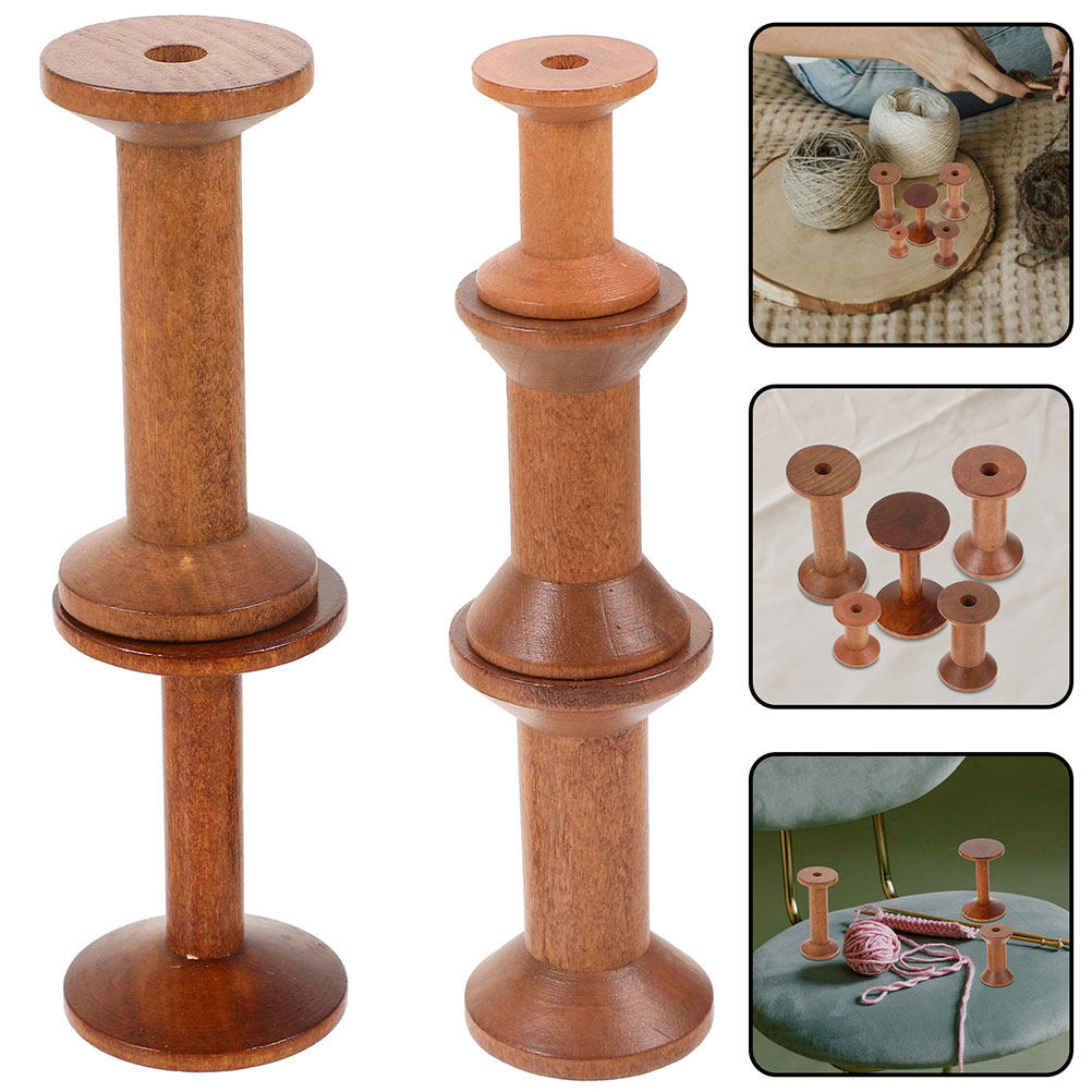 Thread Bobbins Empty - 7 Peças de Carretéis de Linha