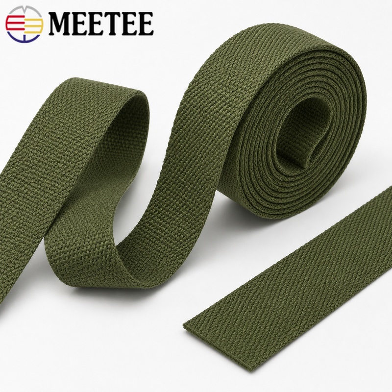 Binding Tape Bias - Fita de Lona de Algodão Verde