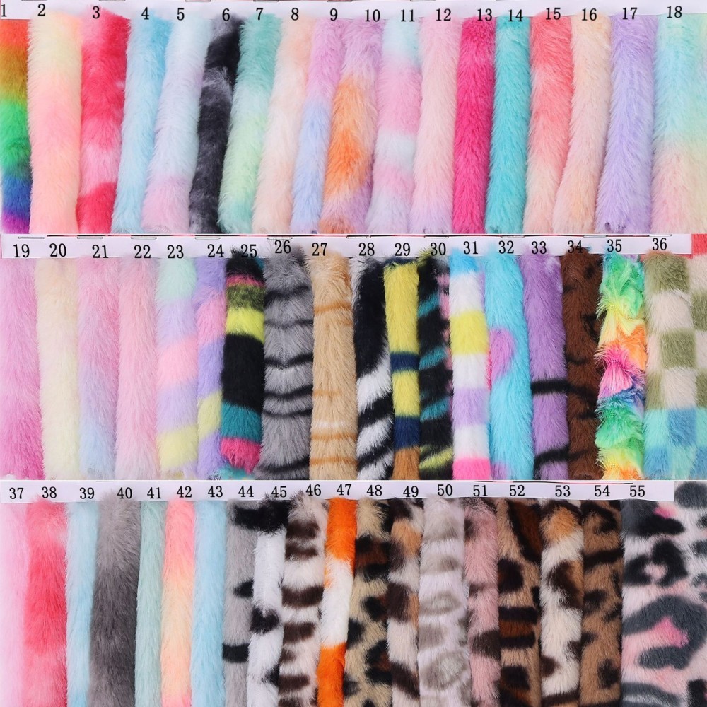 Sewing Tie Dye - Tecido de Costura de Pelúcia Sintética