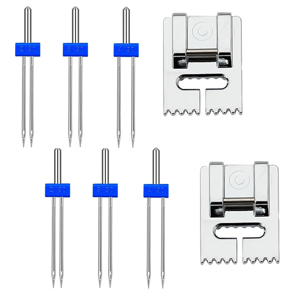Twin Needle Stretch - 6 pçs agulha dupla agulha dupla