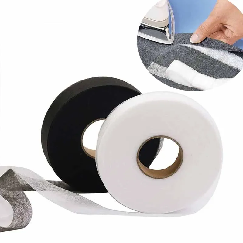 Hem Tape Fusible - Tecido Adesivo Interlining Não-Tecido Dupla Face,