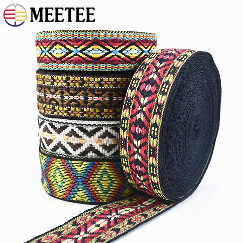 Binding Tape Bias - Jacquard Webbing Ethnic Lace Ribbons para