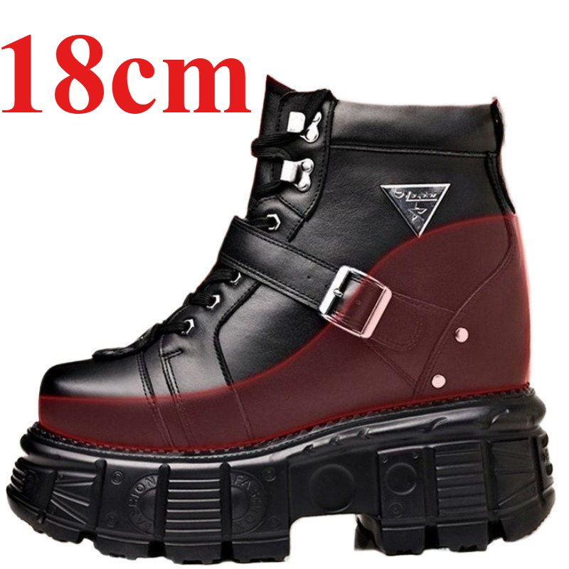 Sewing Garment - Botas de Couro Genuíno para Motociclistas