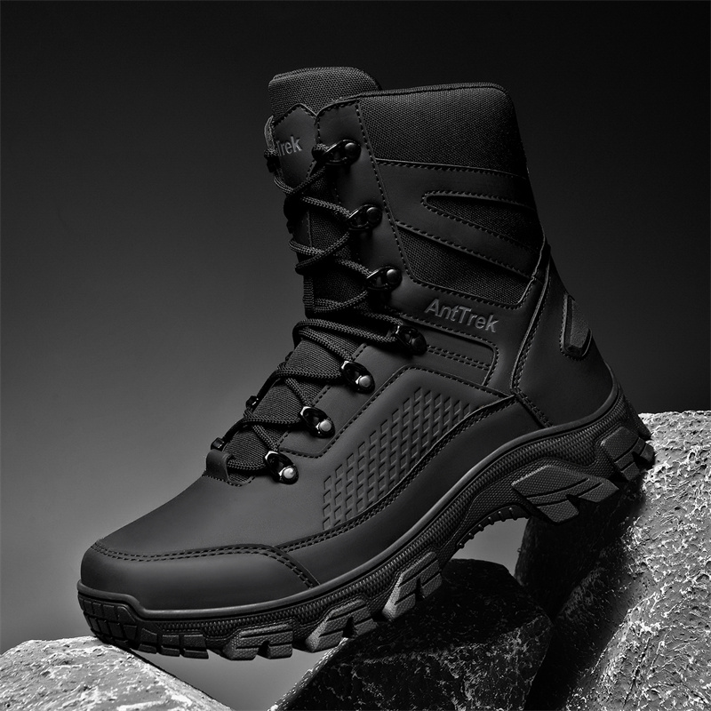Sewing Garment - Botas de treinamento selvagem masculinas quatro