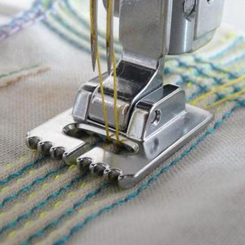 Twin Needle Stretch - Snap On 5,7,9 Groove Pintuck Foot