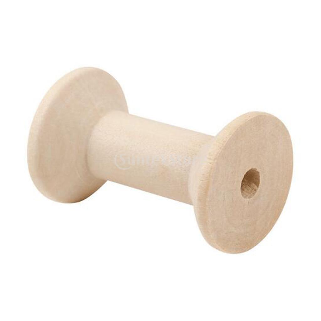 20 peças de Bobinas de Madeira - Thread Bobbins Empty avaliação e preço