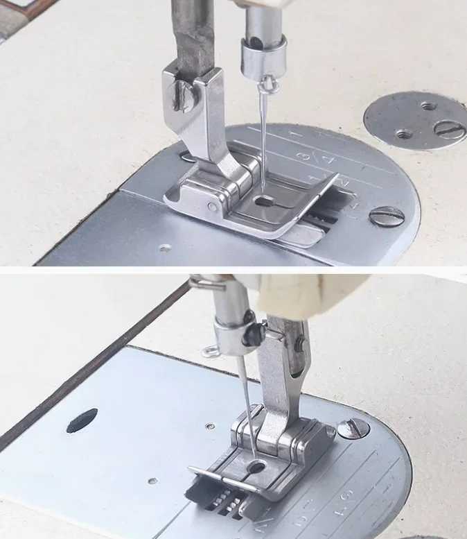 Calcador de Costura Dupla com  - Sewing Machine Fabric avaliação e preço