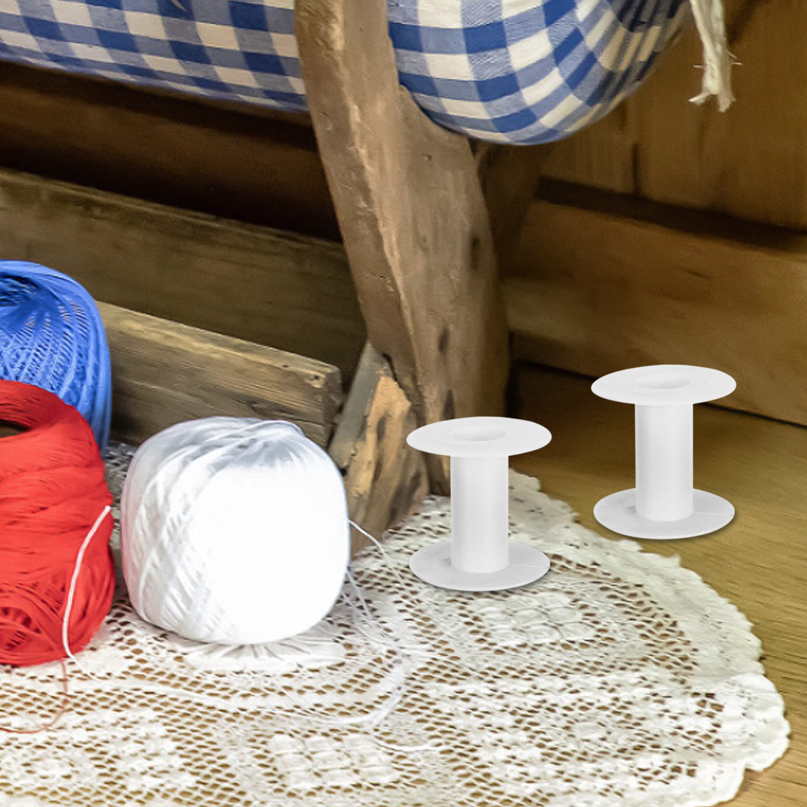 10 Peças de Bobinas de Plástic - Thread Bobbins Empty avaliação e preço