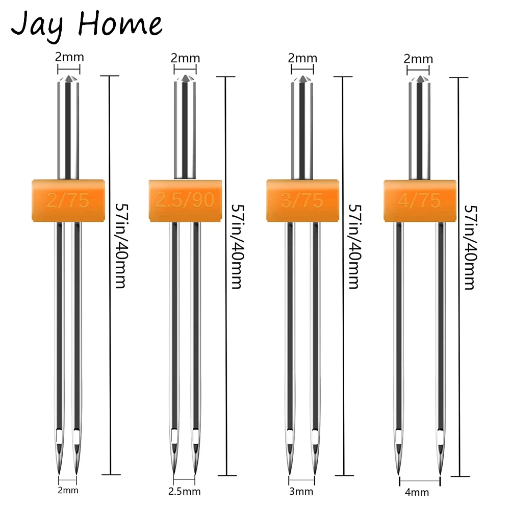 10 pçs máquina de costura agul - Twin Needle Stretch avaliação e preço