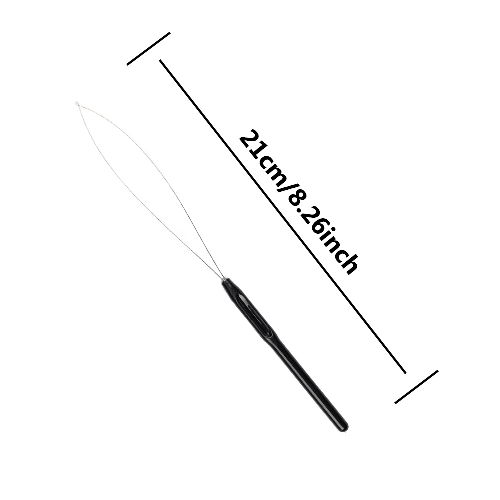 5 pçs extensão do cabelo loop  - Needle Threader Tool avaliação e preço