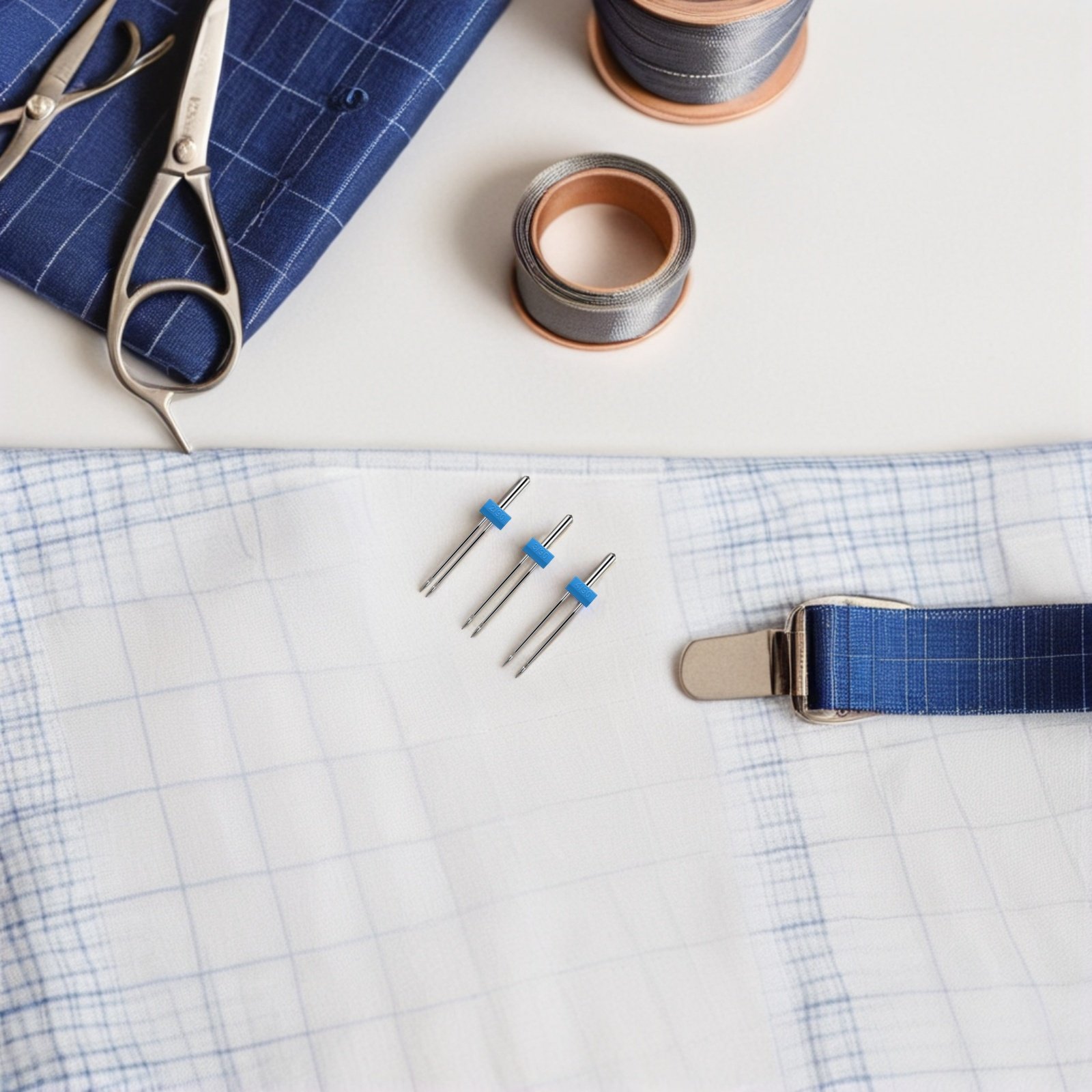 9 Agulhas Duplas para Máquina  - Twin Needle Stretch avaliação e preço