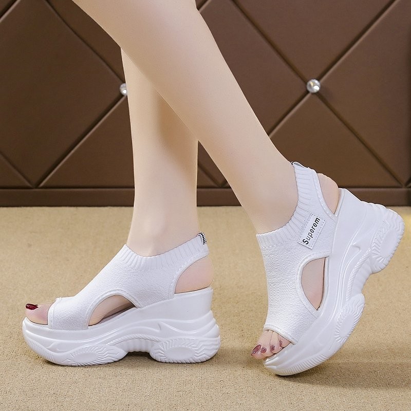 Sandálias femininas 2025 verão - Elastic Waistband Roll avaliação e preço