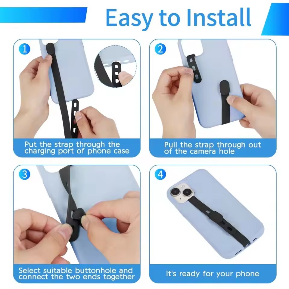 Alça de telefone de silicone p - Elastic Waistband Roll avaliação e preço