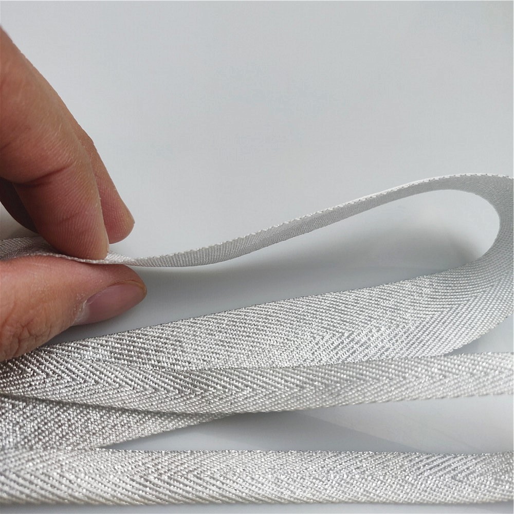 Fita de sarja prata de poliést - Binding Tape Bias avaliação e preço