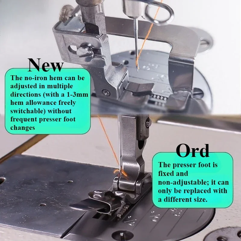 Calcador Ajustável para Bainha - Sewing Machine Fabric avaliação e preço