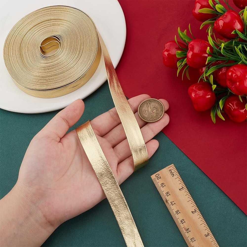 9.8 jardas guarnição de couro  - Binding Tape Bias avaliação e preço