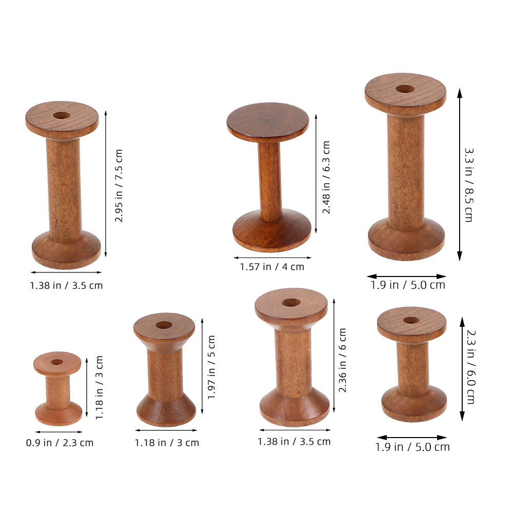 7 Peças de Carretéis de Linha  - Thread Bobbins Empty avaliação e preço