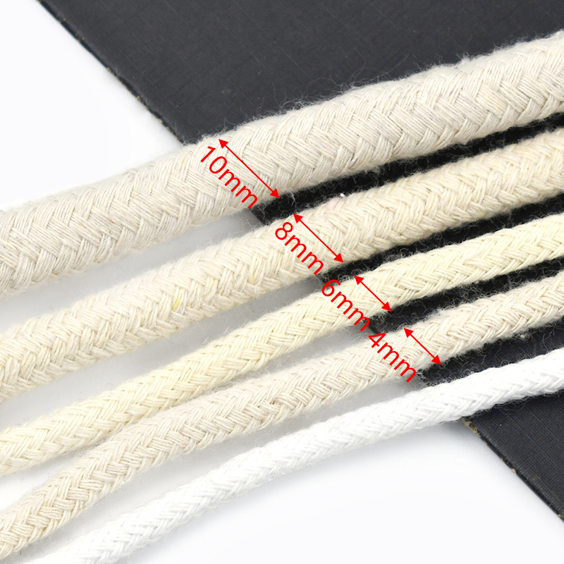 Corda de Algodão Torcida Bege  - Sewing Thread In Textile avaliação e preço