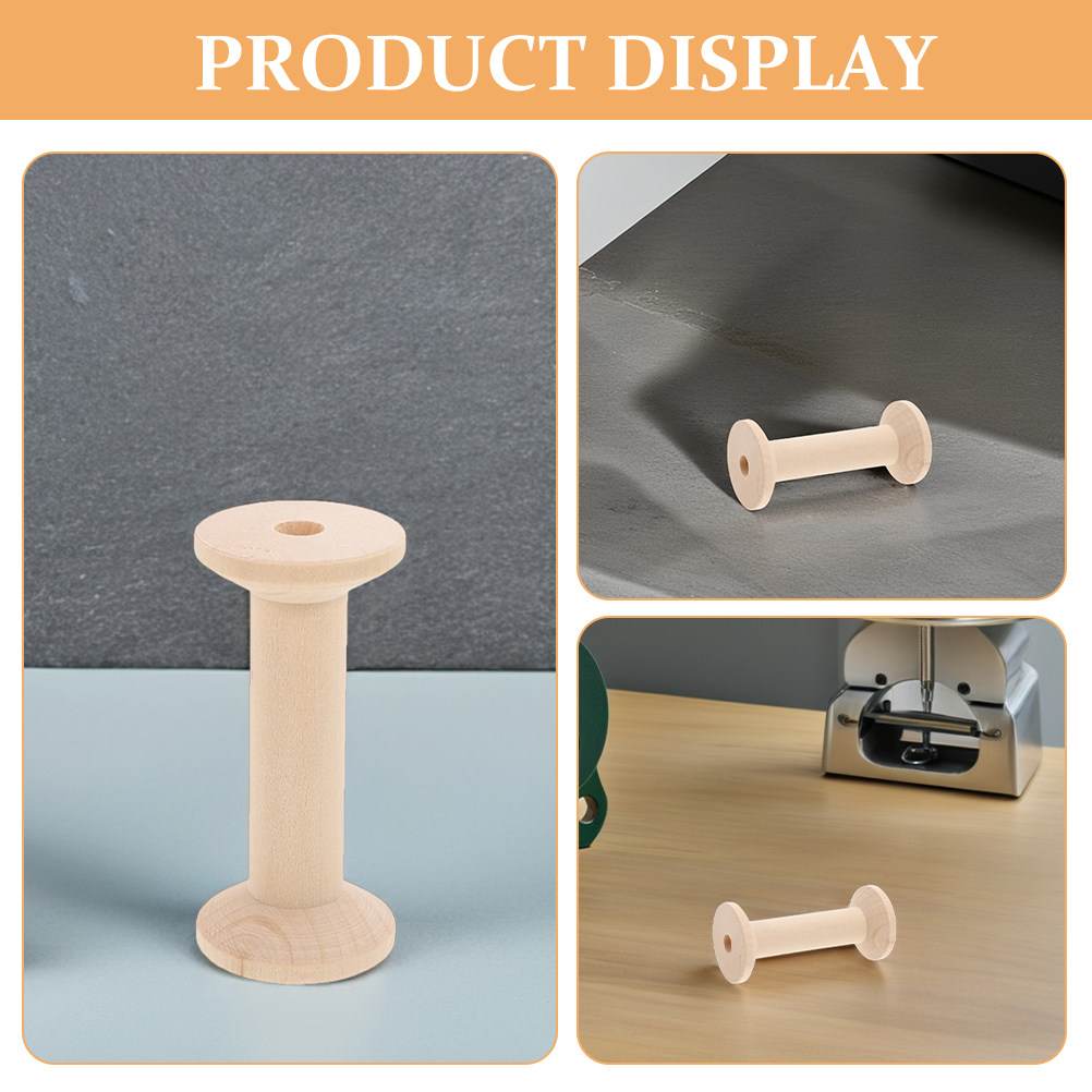 4 Peças de Bobinas de Madeira  - Thread Bobbins Empty avaliação e preço