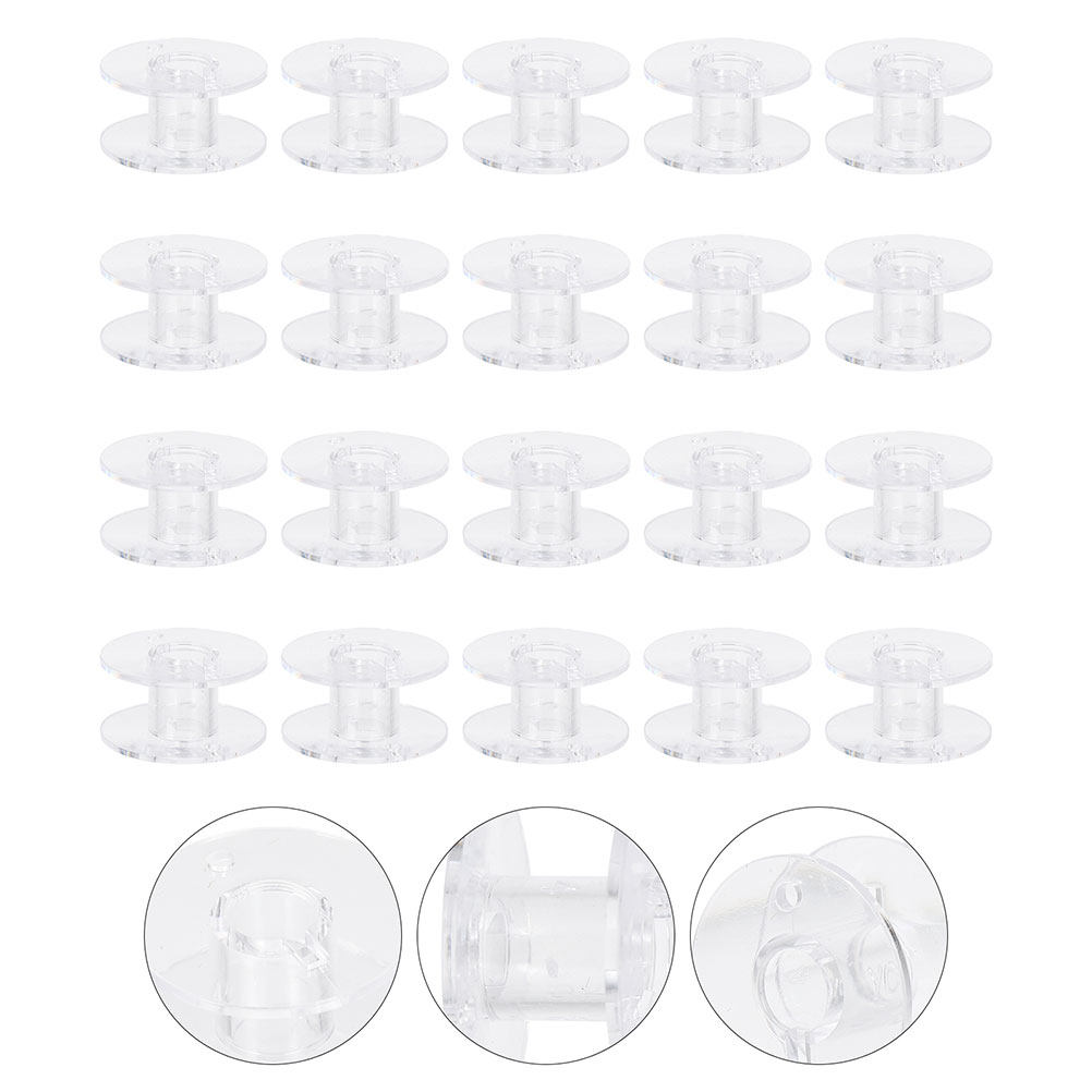 60 Peças de Bobinas Plásticas  - Thread Bobbins Empty avaliação e preço