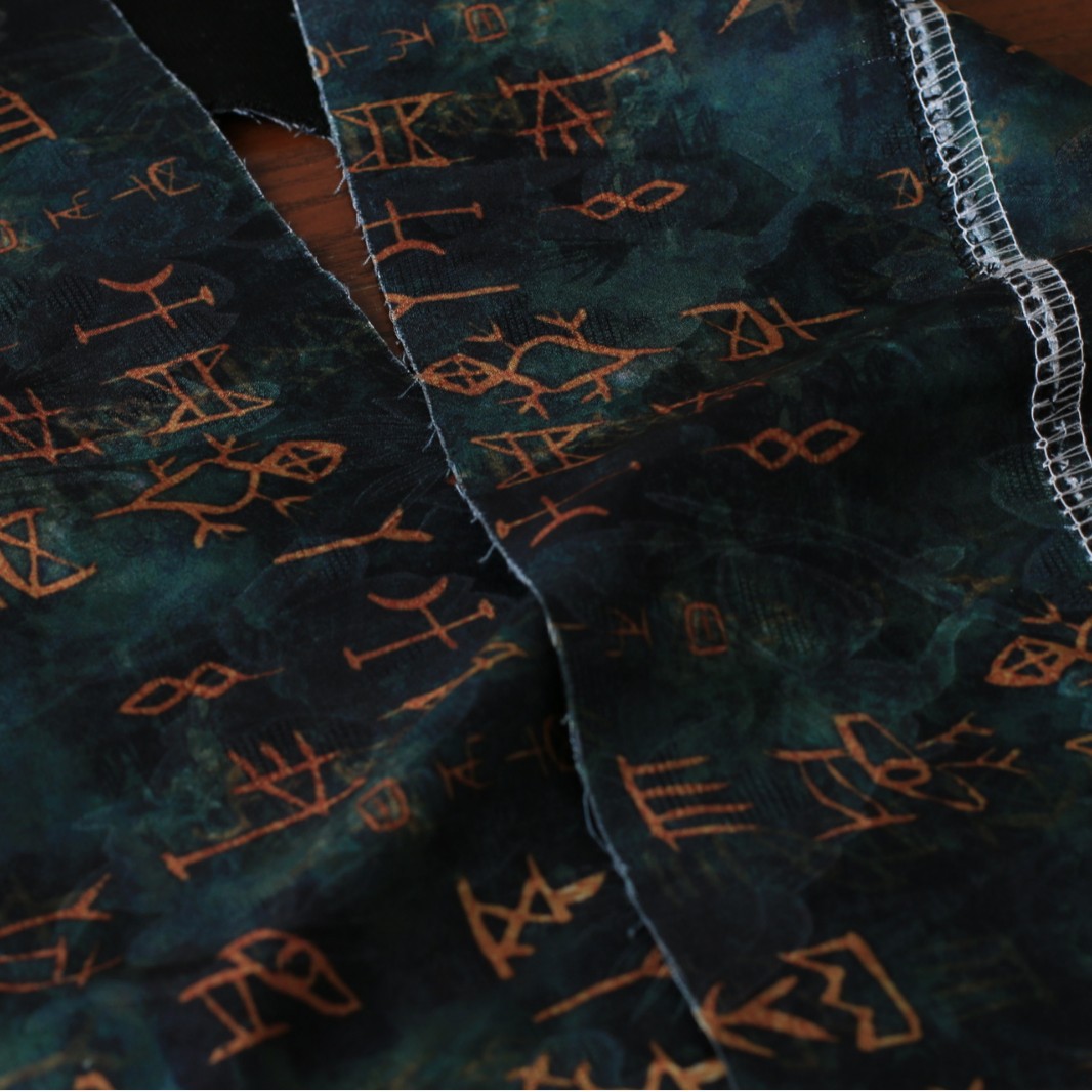 Tecido Jacquard com Estampa de - Sewing Tie Dye avaliação e preço