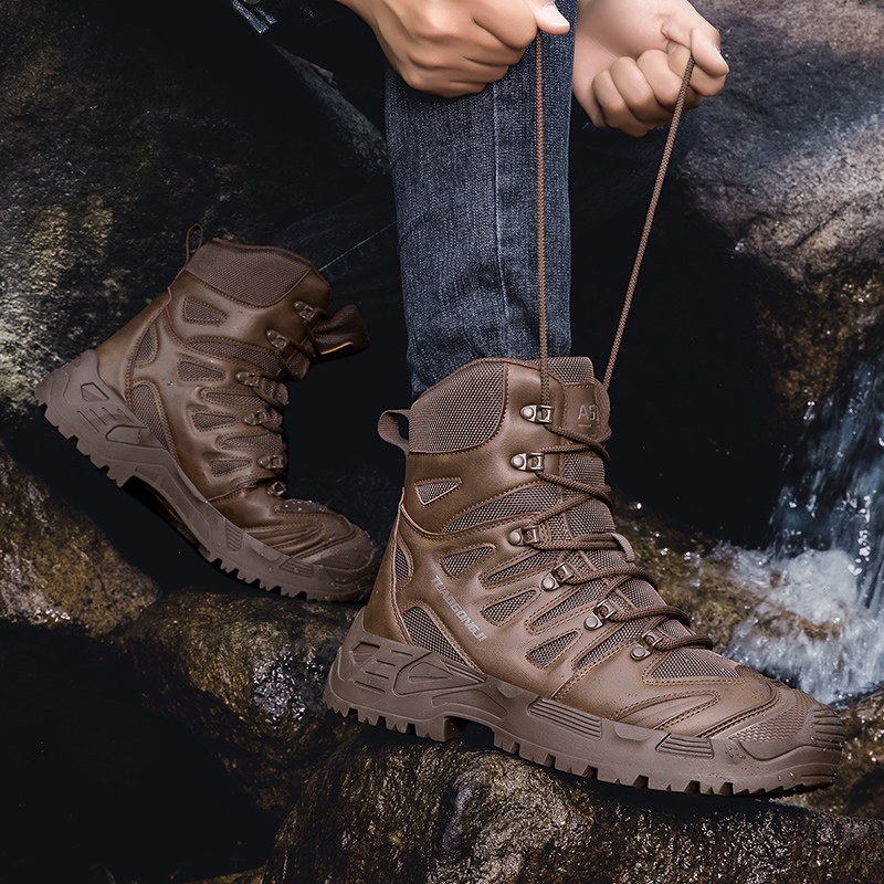 Botas táticas de caminhada ao  - Sewing Garment avaliação e preço