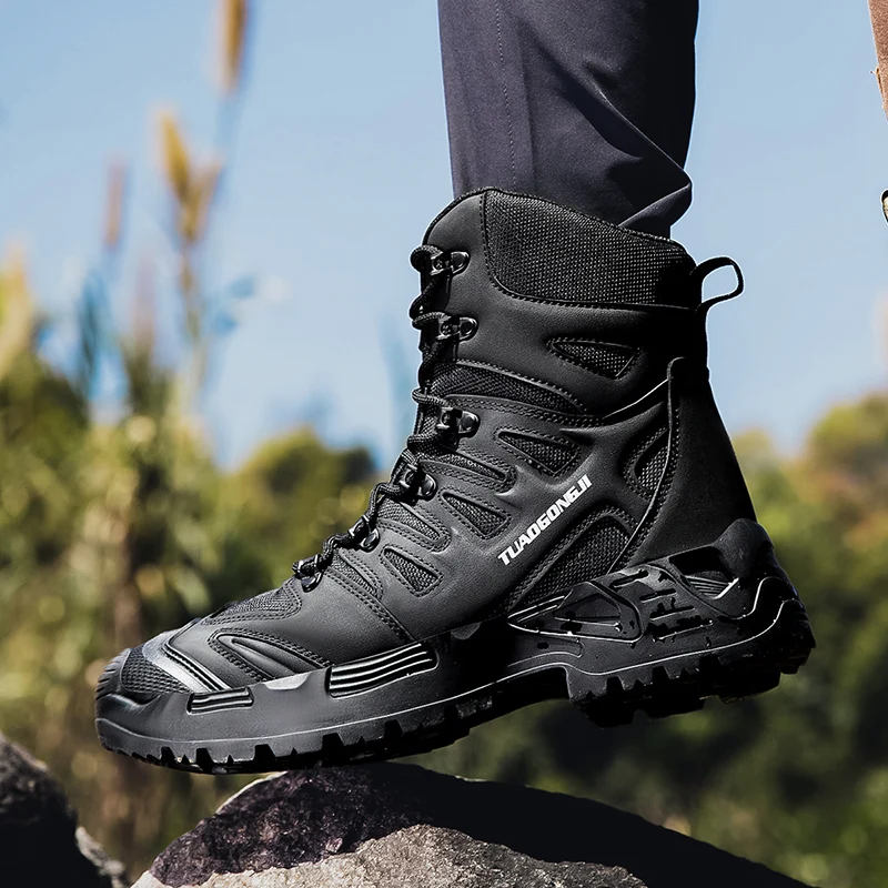 Botas táticas de caminhada ao  - Sewing Garment avaliação e preço