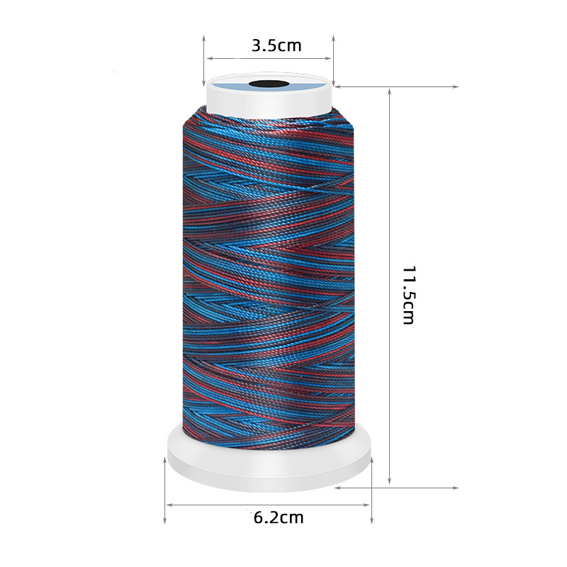 0.5/0.8/1mm poliéster arco-íri - Sewing Thread In Textile avaliação e preço