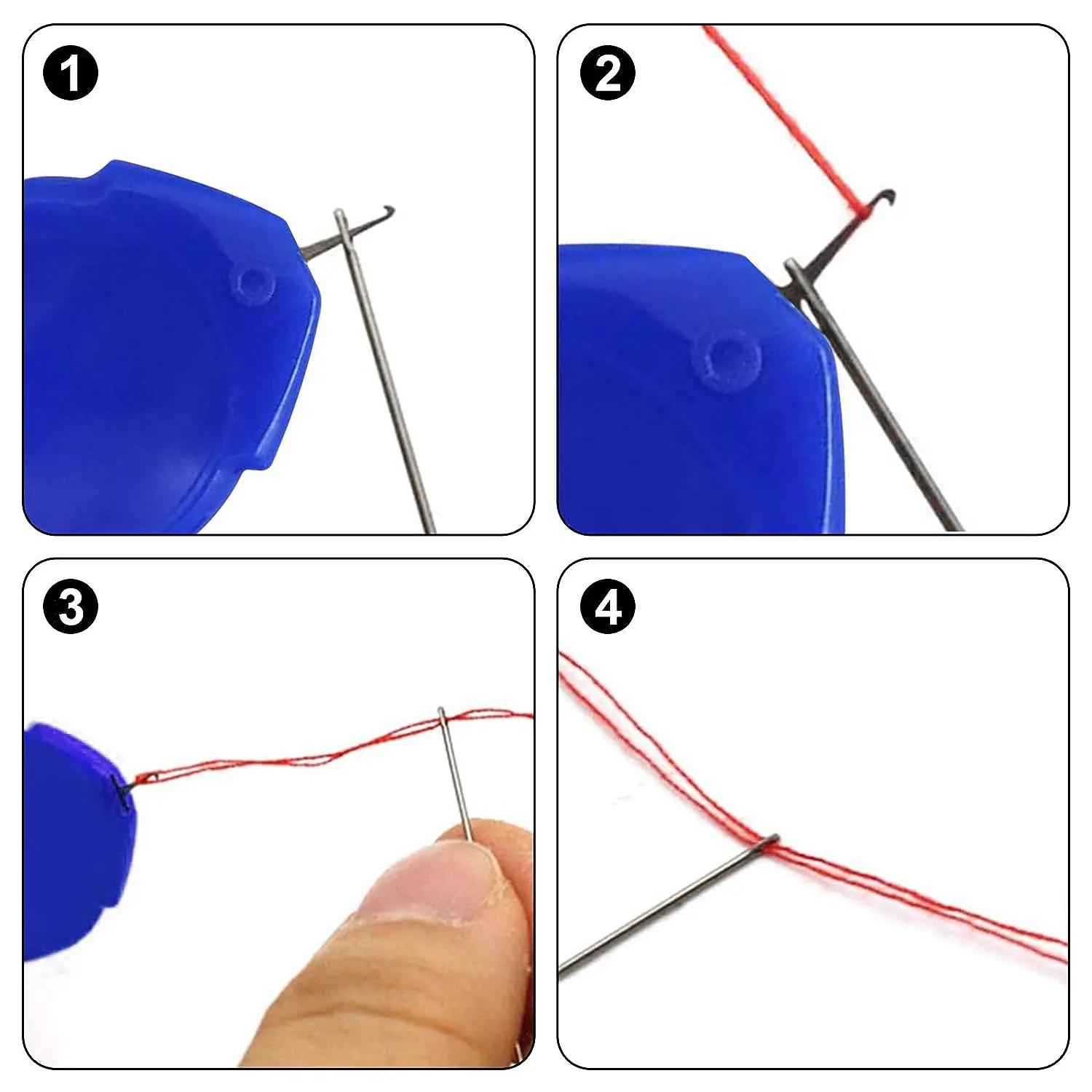 6 pçs agulha threader ponto fe - Needle Threader Tool avaliação e preço